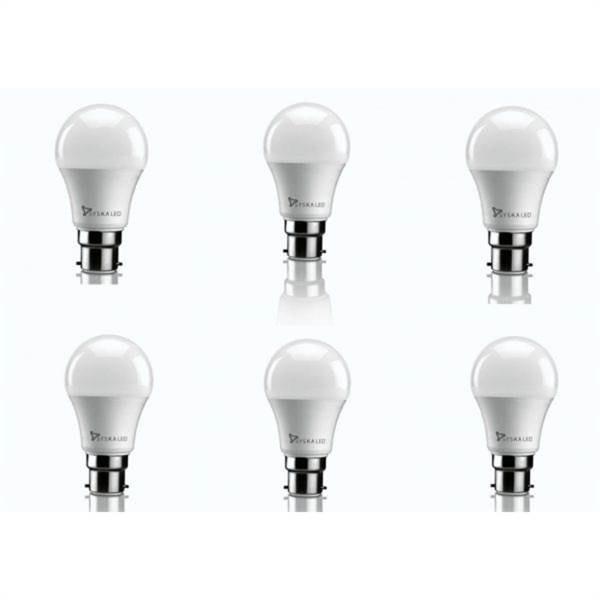 SYSKA PAG-N-12W LED Bulb- Lower Consumption, Long Duration (50000 Life Span) Pack Of 6